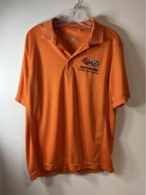National Corvette Museum Polo Shirt. Chevy Corvette Logo. Men’s Size Large